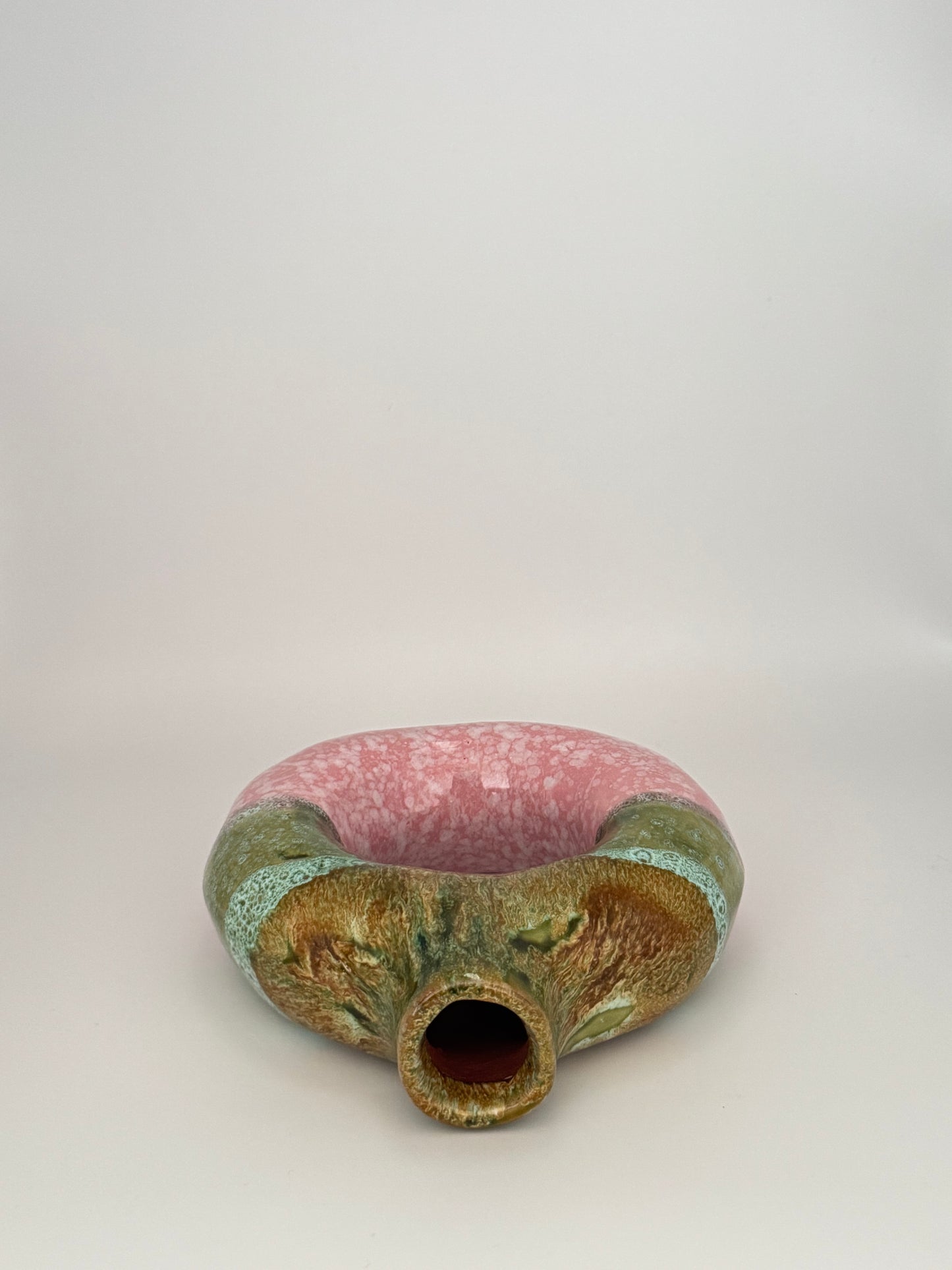 Handgefertigte Keramikvase (Ringform)