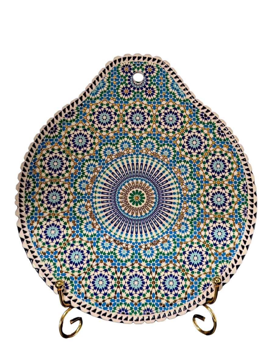 Zellige Servierplatte (rund)