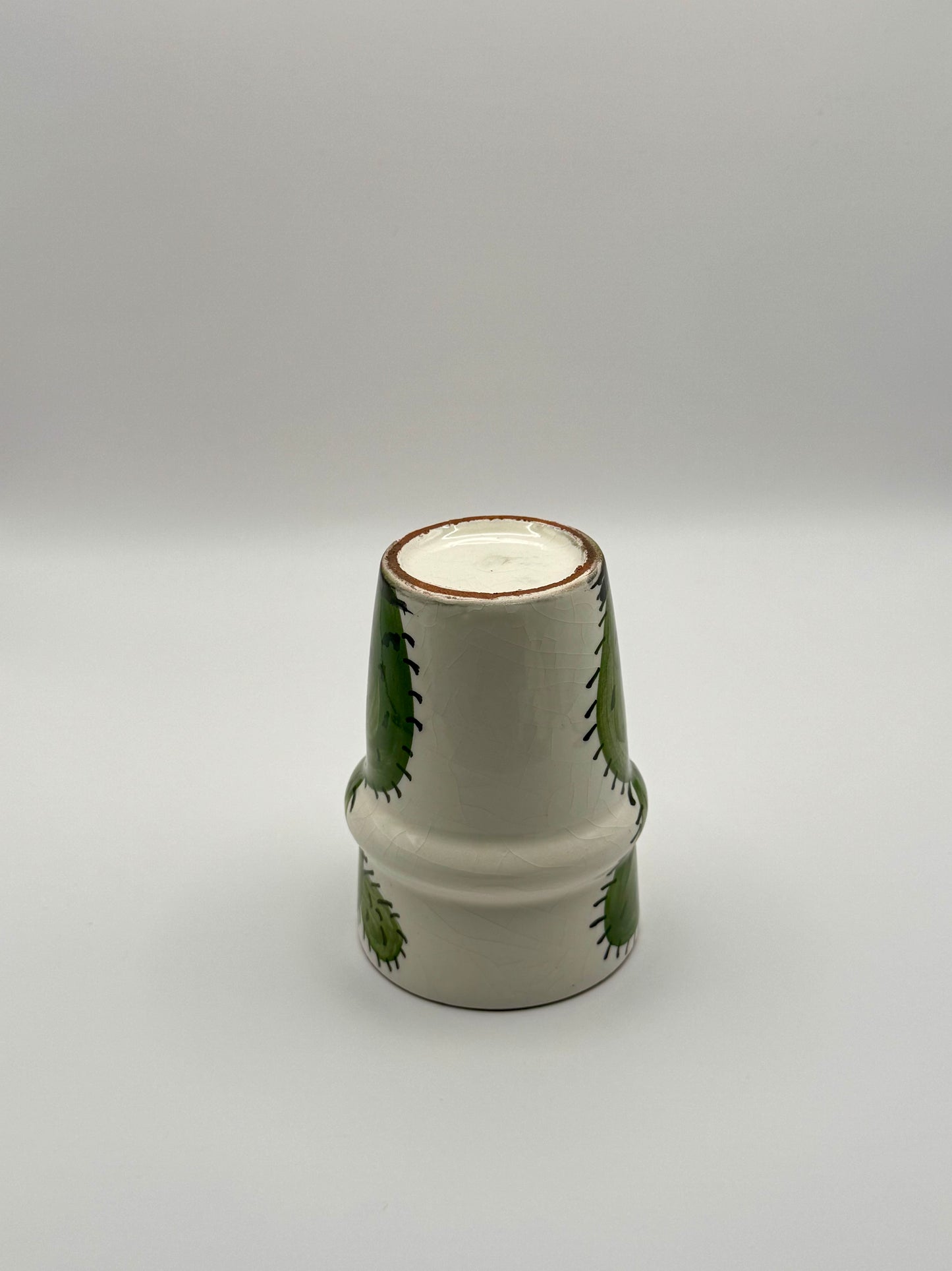 Handgefertigter Keramikbecher - Cactus