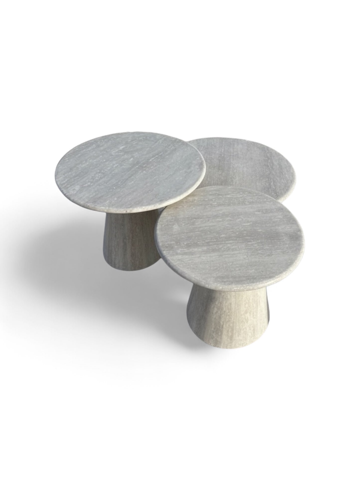 Couchtisch-Set aus Travertin - Krad