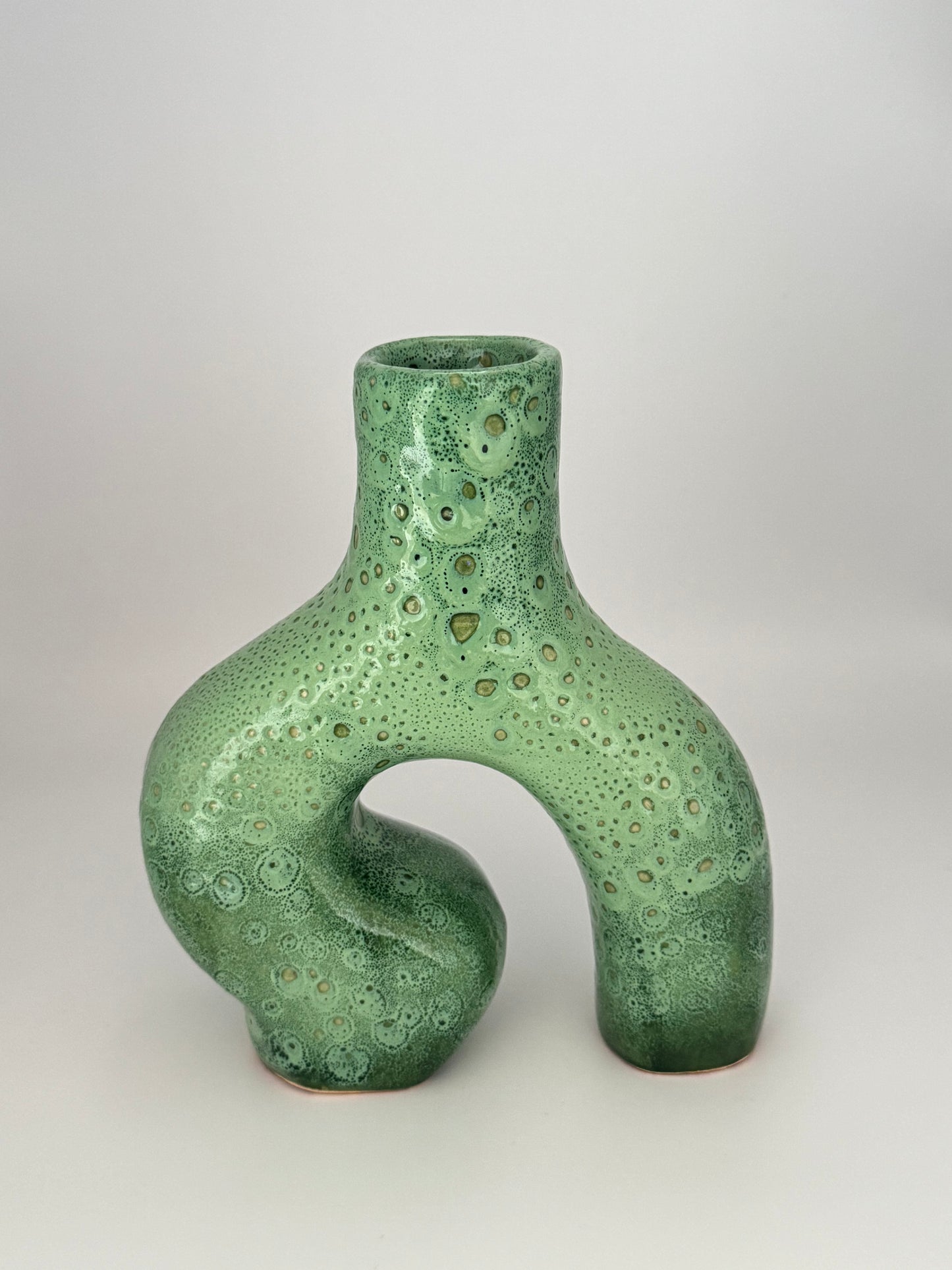 Handgefertigte Keramikvase (Y-Form)