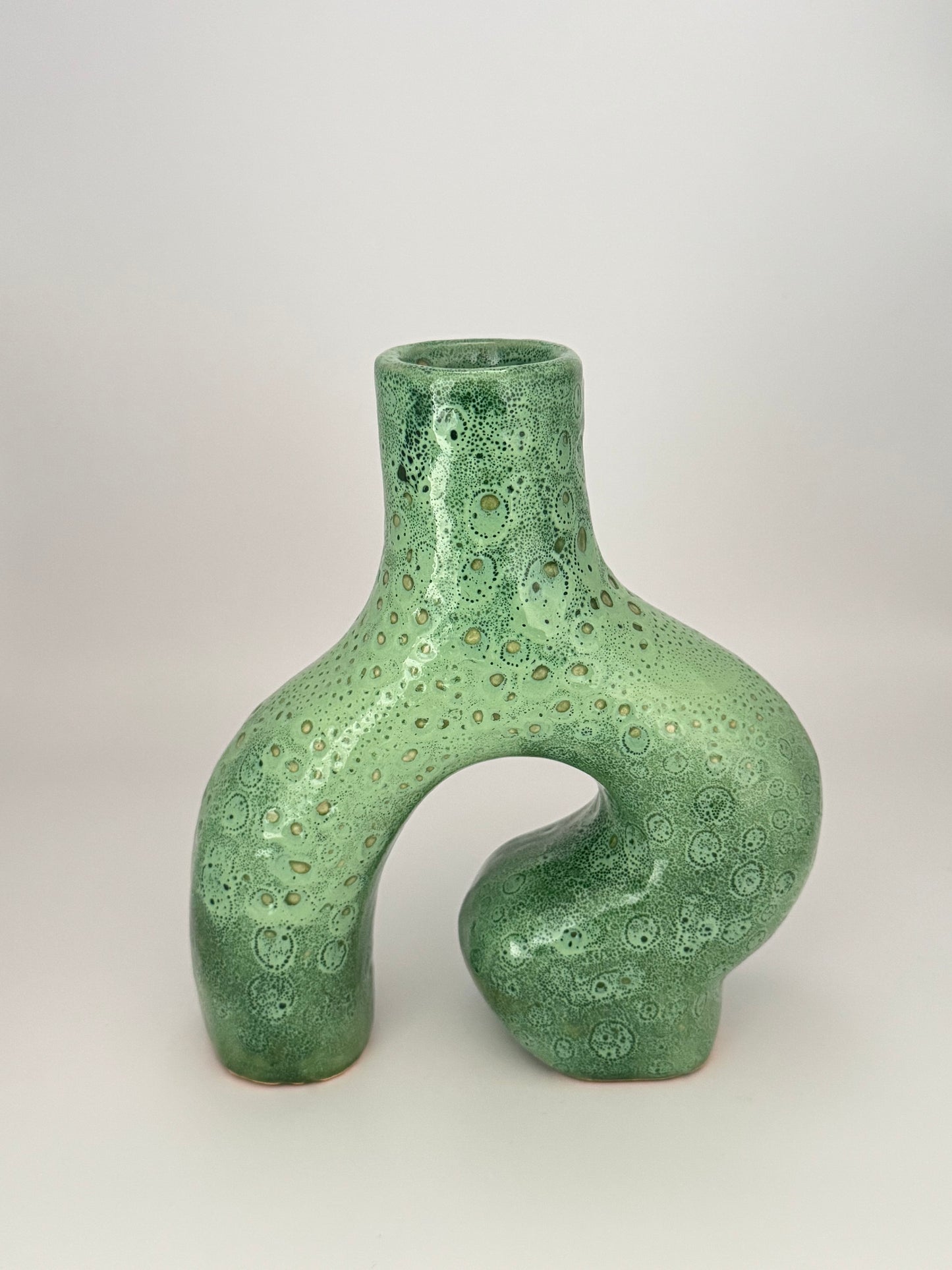 Handgefertigte Keramikvase (Y-Form)