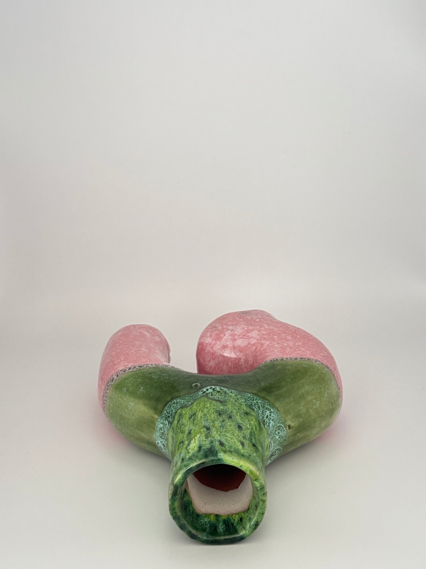 Handgefertigte Keramikvase (Y-Form)