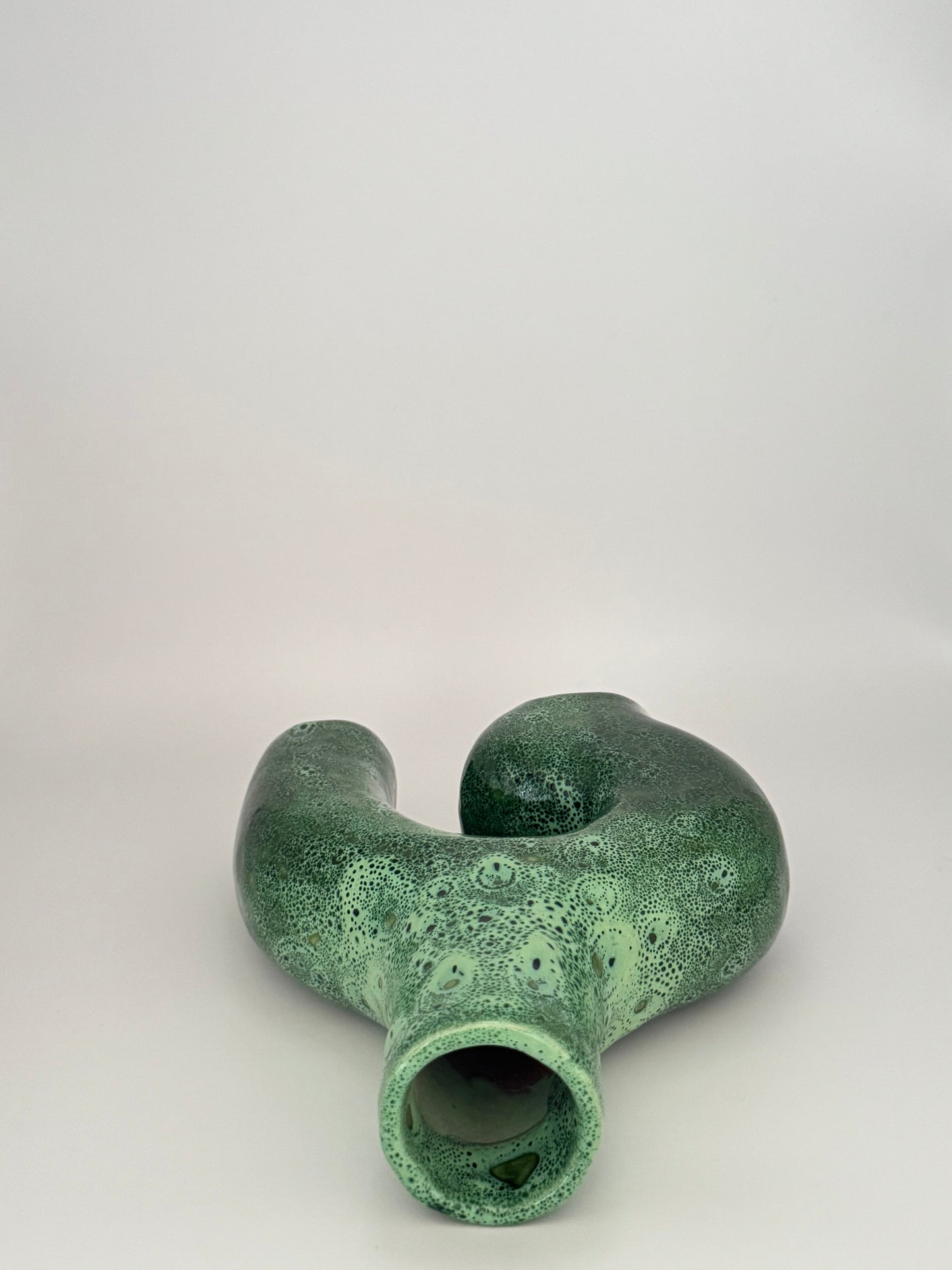 Handgefertigte Keramikvase (Y-Form)