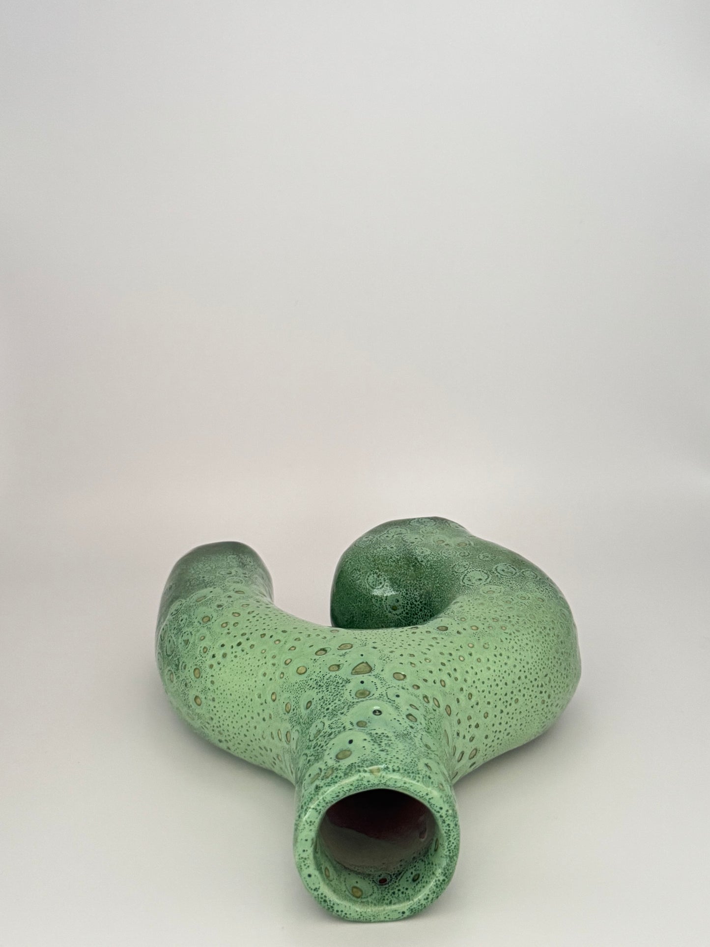 Handgefertigte Keramikvase (Y-Form)