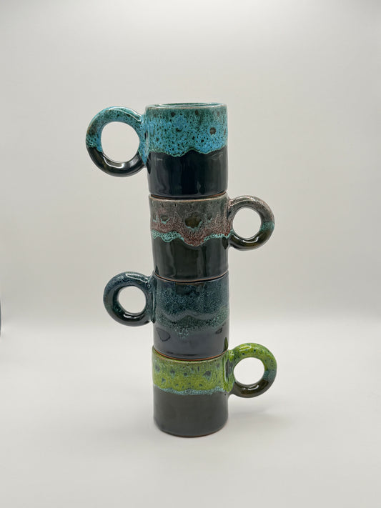 Handgefertigte Keramiktasse