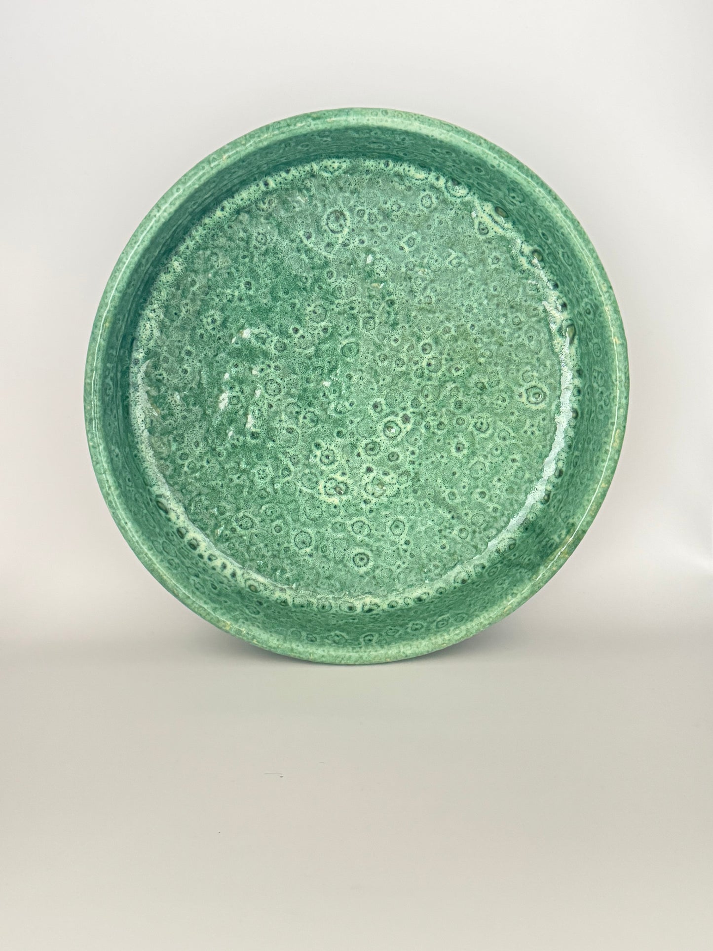 Handgefertigte Keramikteller - Turquoise Mirage