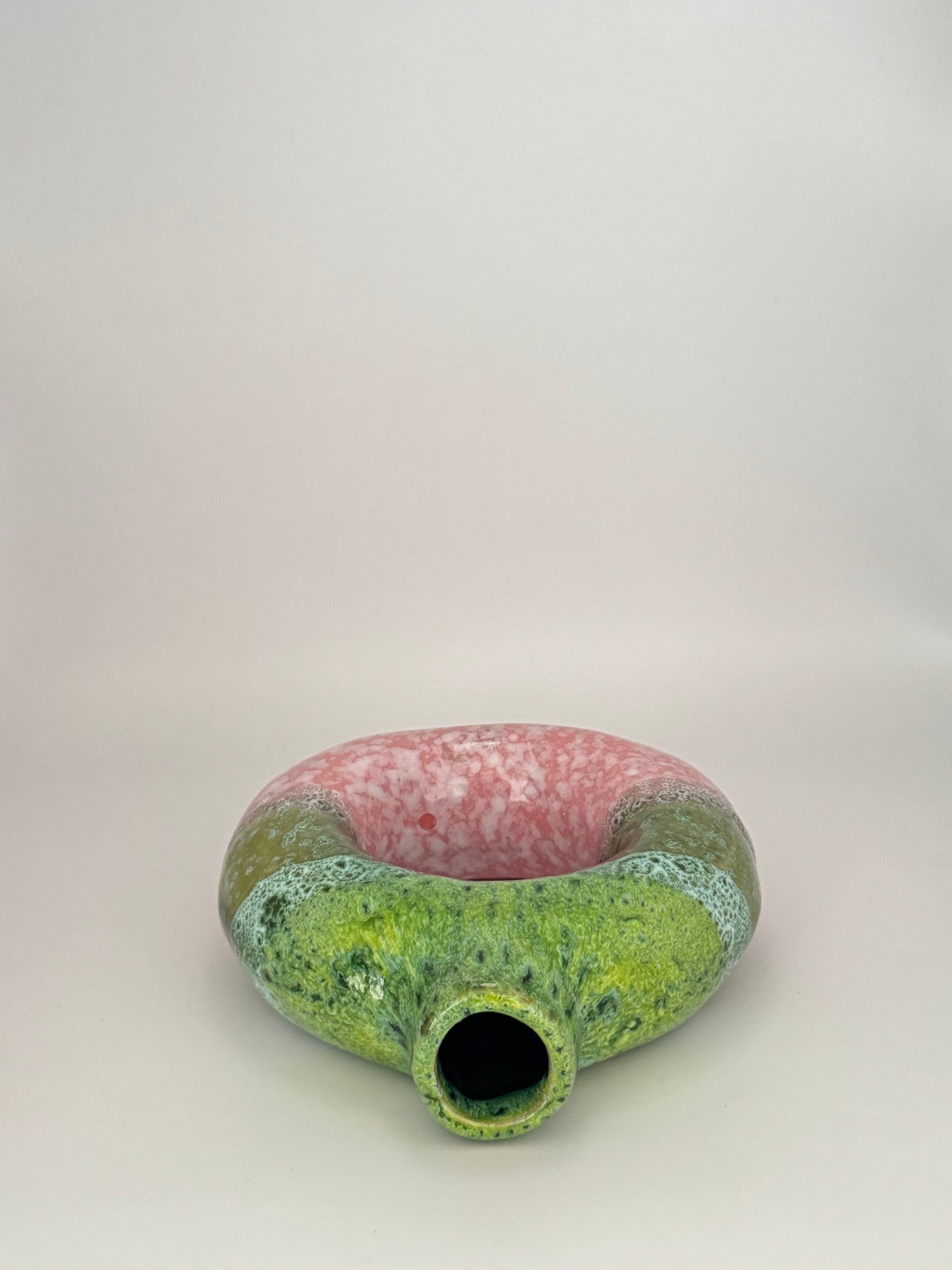 Handgefertigte Keramikvase (Ringform)