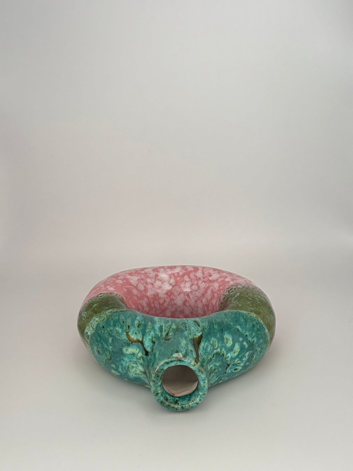 Handgefertigte Keramikvase (Ringform)