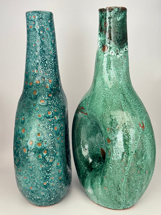 Handgefertigte Keramikvase (Hochform)