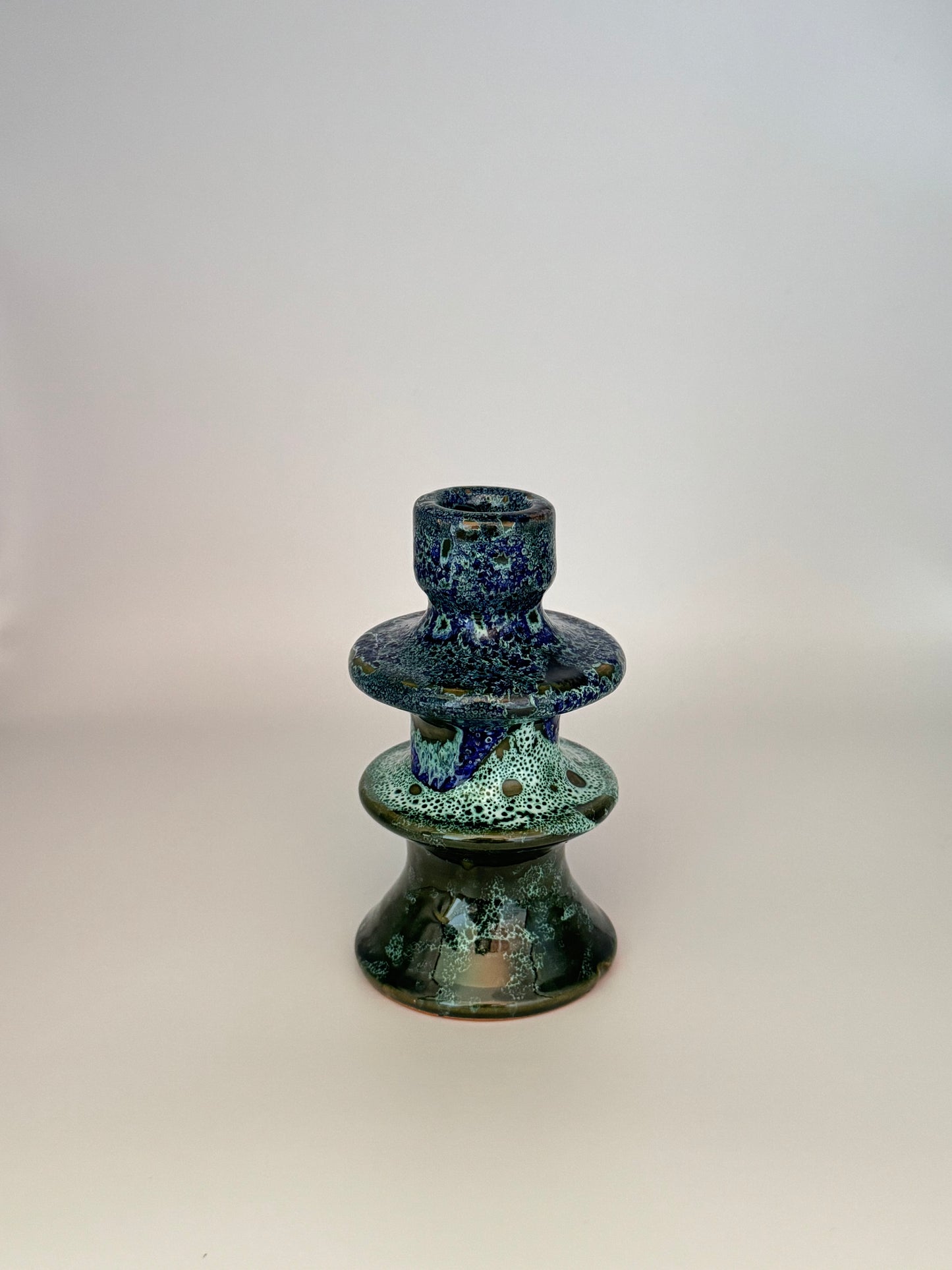 Handgefertigte Keramik-Kerzenhalter (mittel)