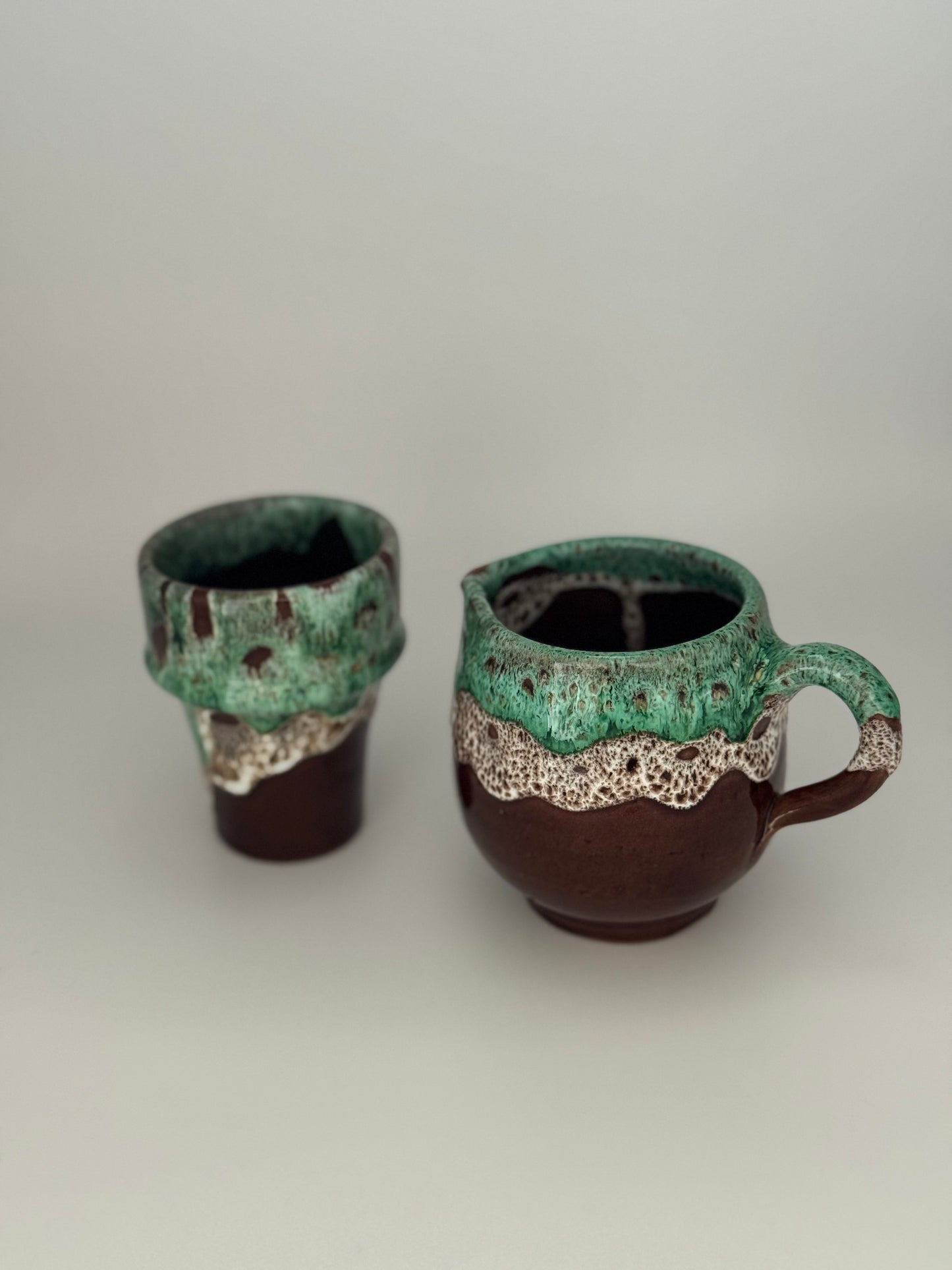 Handgefertigtes Keramikkännchen - Lagoon