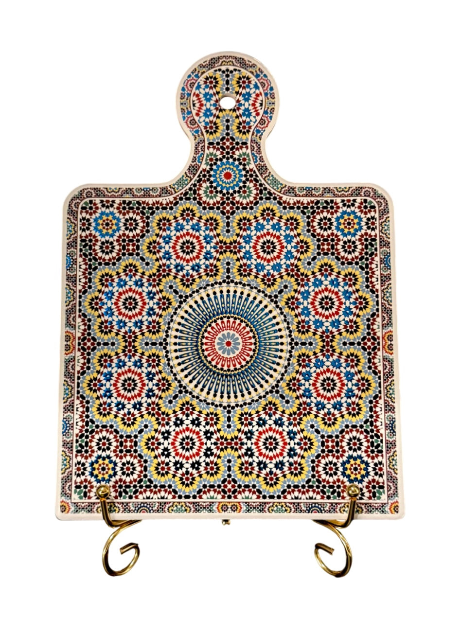 Zellige Servierplatte (quadratisch)