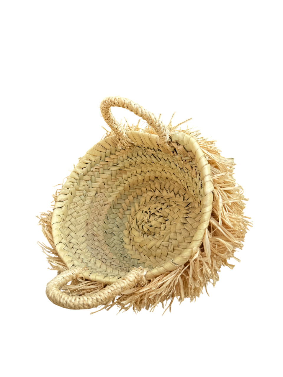 Runder Korb mit Griffen - Sunset Palms