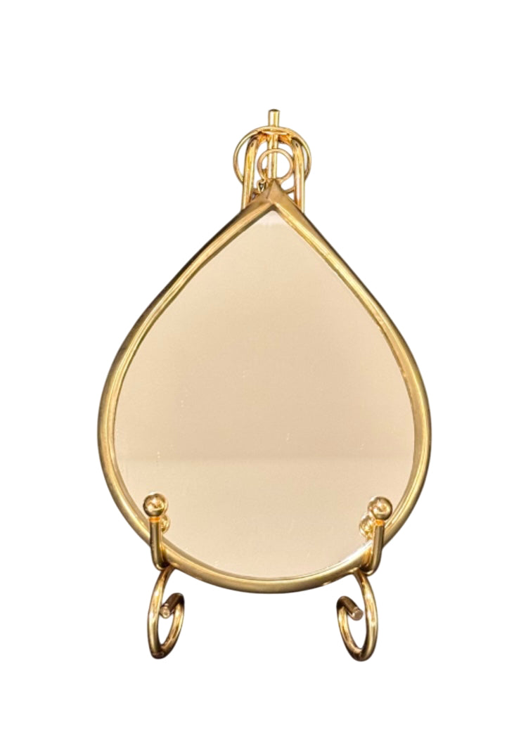 Mini-Spiegel aus Kupfer (Herz, Tropfen & Halbmond)