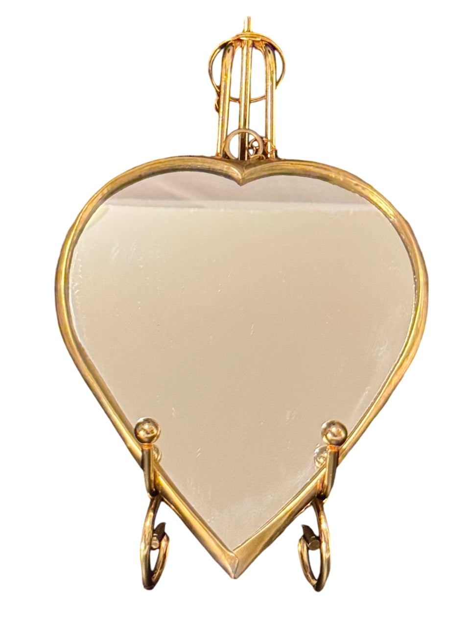 Mini-Spiegel aus Kupfer (Herz, Tropfen & Halbmond)