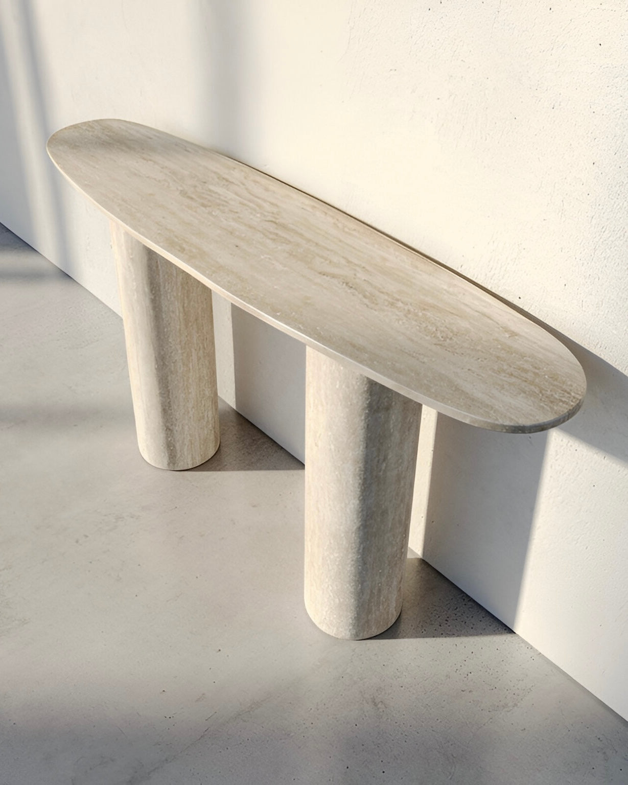 Monumentale Konsole aus Travertin - Azaghar