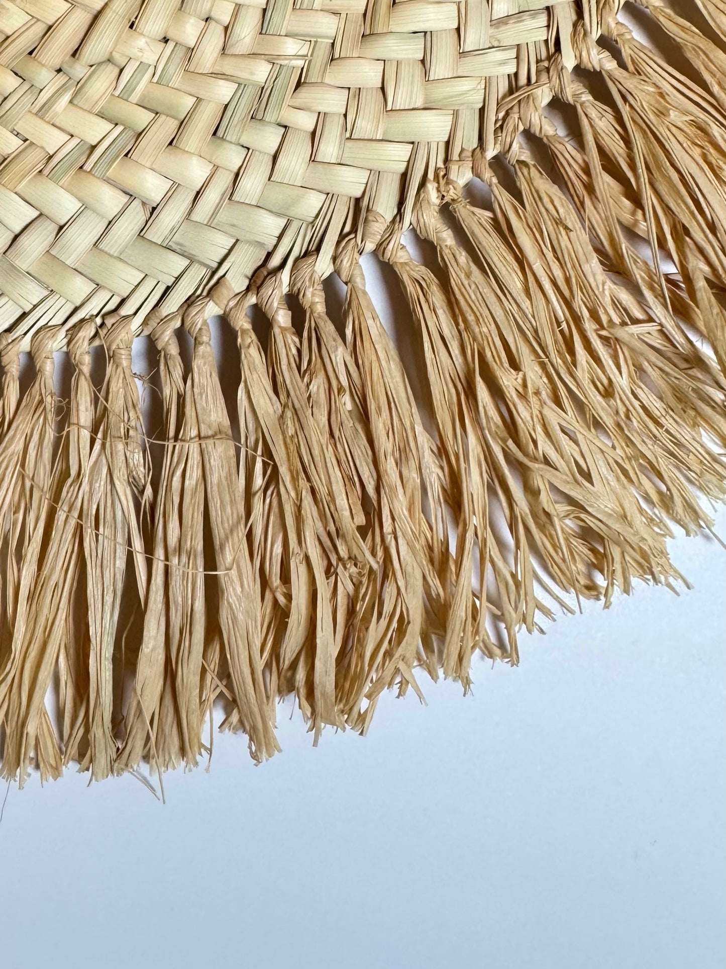 Rundes Tischset aus Raffia & Palmfaser - Tamazgha